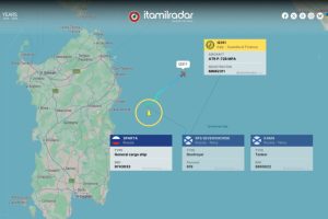 Nave russa sardegna italmiradar