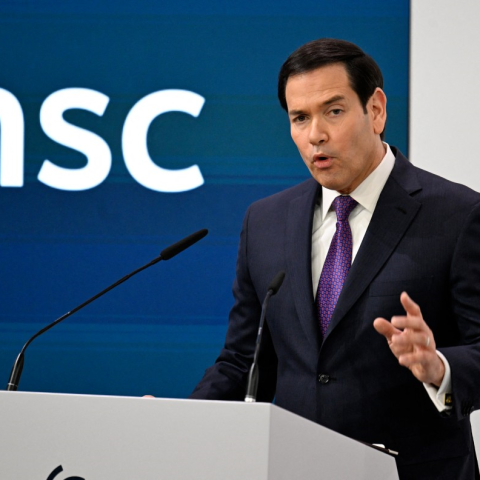 Il segretario Usa Marco Rubio alla Conferenza sulla sicurezza a Monaco