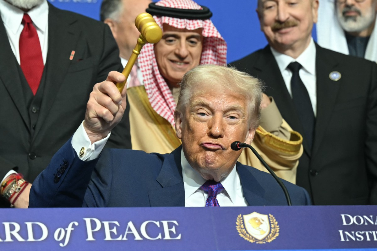 Trump donald board of peace afp