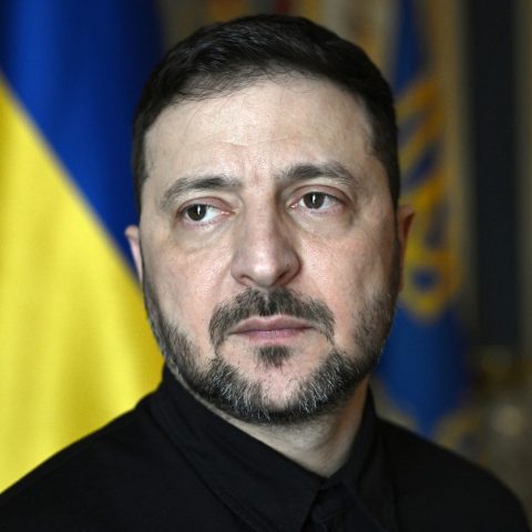 Il presidente ucraino Volodymyr Zelensky (Afp)