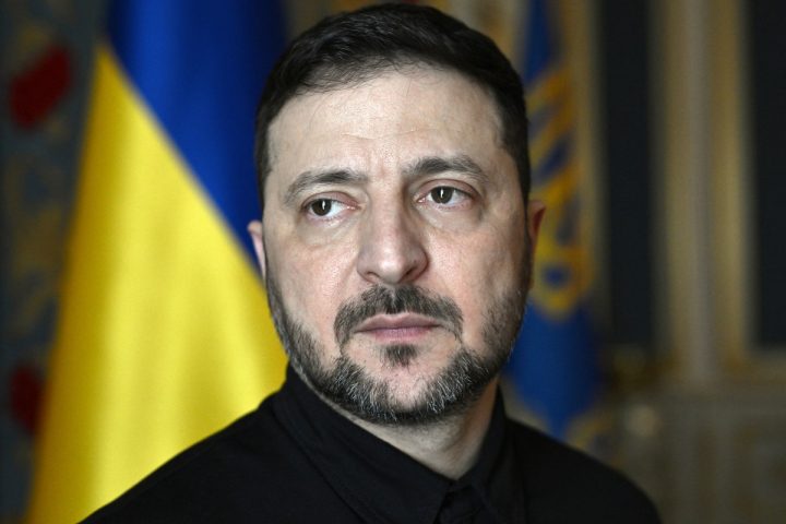 Il presidente ucraino Volodymyr Zelensky (Afp)