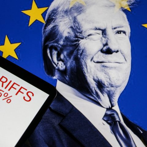 Ue e Usa e i dazi di Trump (Ipa/Fotogramma)