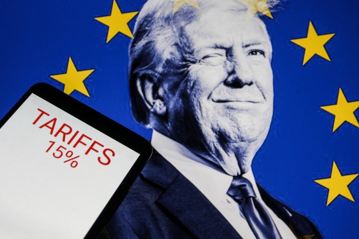 Ue e Usa e i dazi di Trump (Ipa/Fotogramma)