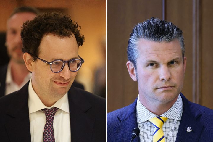 Dario Amodei e Pete Hegseth