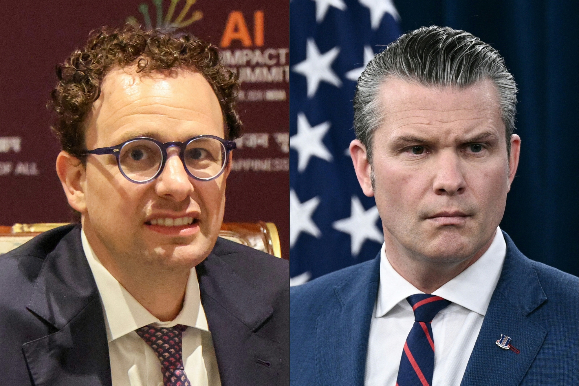 Ceo Anthropic, Dario Amodei, e capo Pentagono, Pete Hegseth, Pentagono usa Claude negli attacchi in Iran