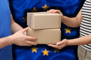 Pacchi dogana europa canva