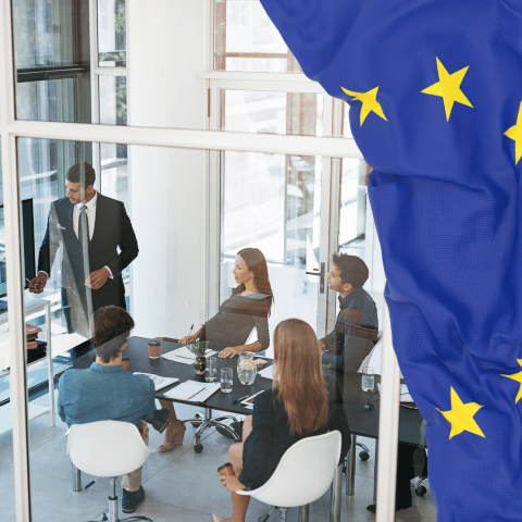 Impresa bandiera unione europea