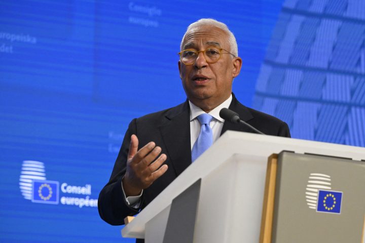 Il presidente del Consiglio europeo António Costa