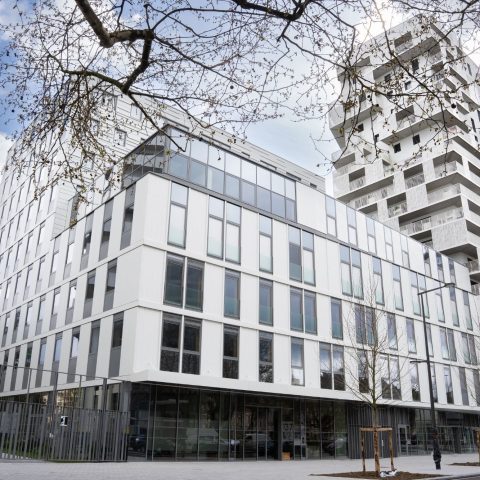 L'edificio destinato ad ospitare la sede dell'Autorità doganale europea a Lille, nel nord della Francia (Afp)