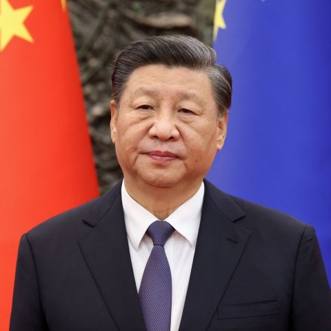 Xi Jinping bandiere cina europa
