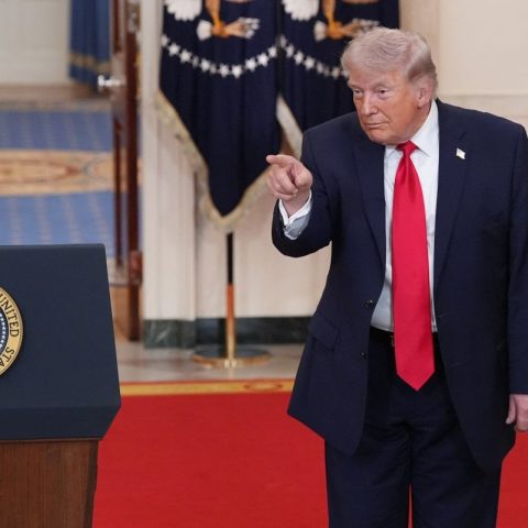 Il presidente degli Usa Donald Trump