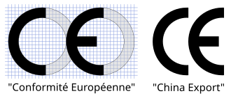 Comparison of two used CE marks.svg