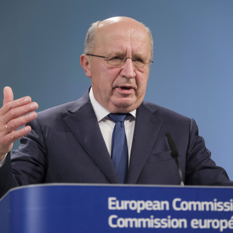 Il commissario europeo per Difesa e Spazio, Andrius Kubilius