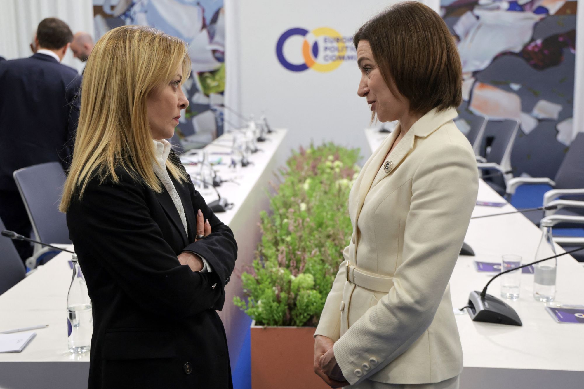 Meloni sandu cpe afp
