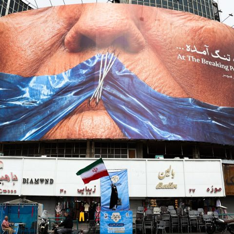 Manifesto anti trump iran afp
