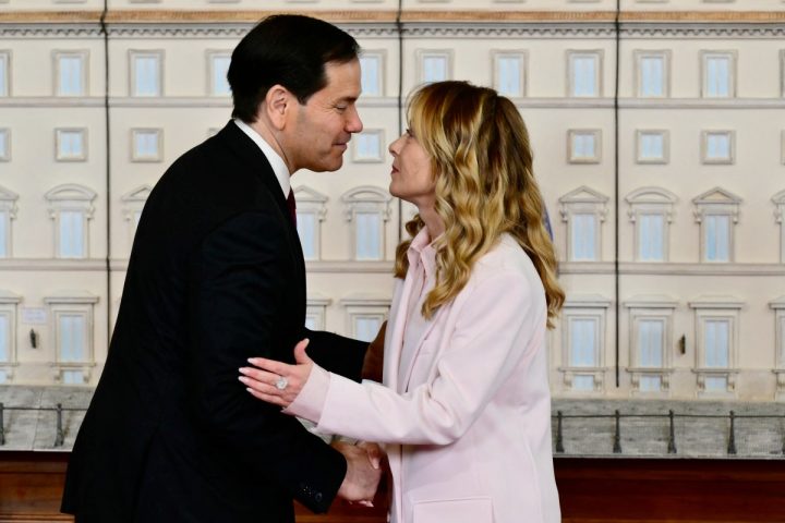 Marco Rubio e Giorgia Meloni