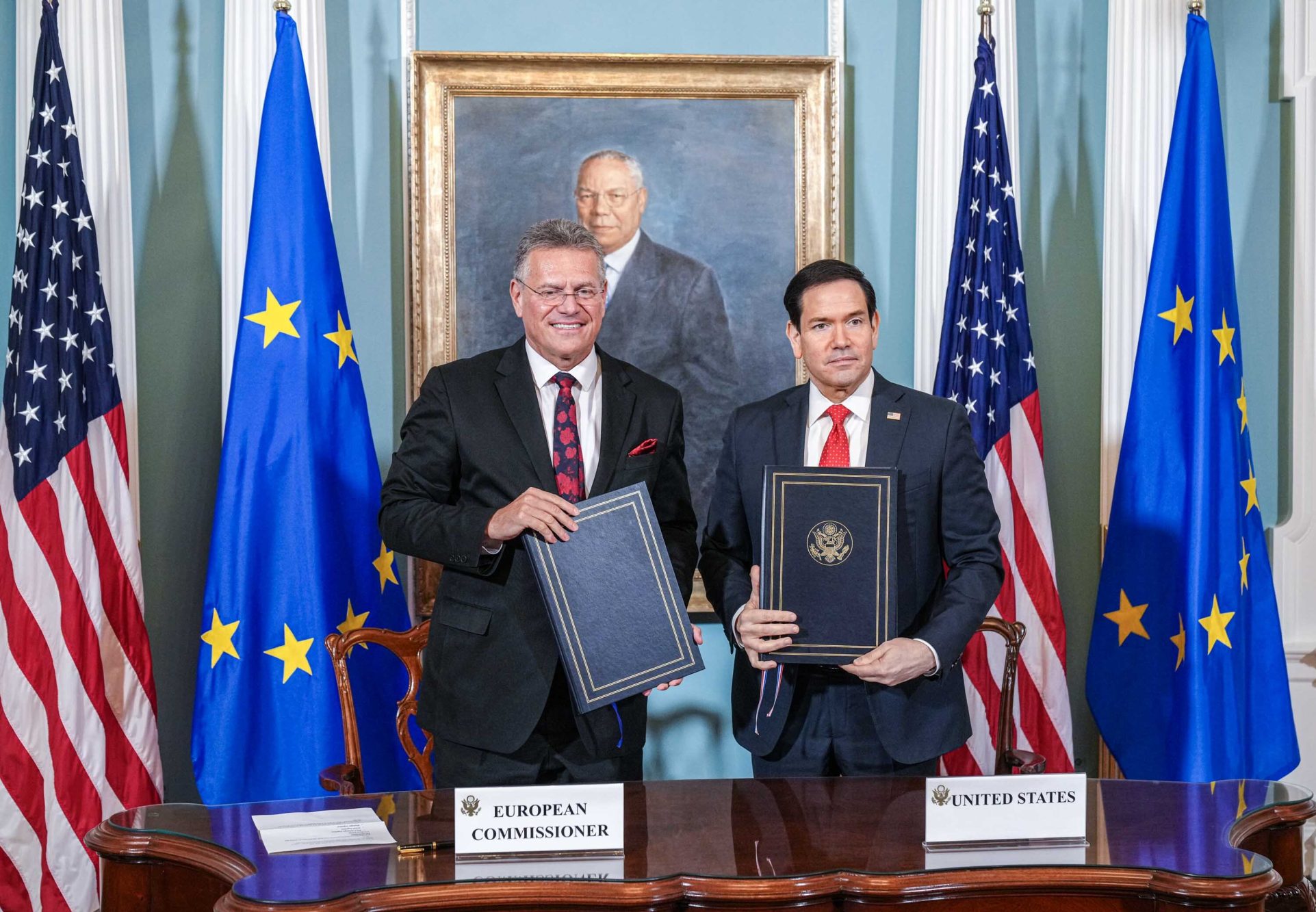 Marco Rubio Maros Sefcovic Ue Usa minerali critici