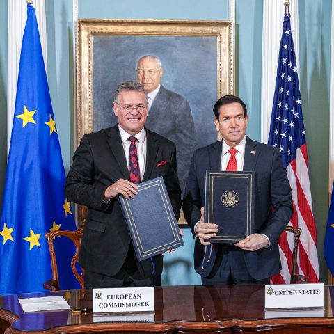 Marco Rubio Maros Sefcovic Ue Usa minerali critici
