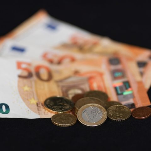 EU EUROPEAN UNION Euro banknotes and coins