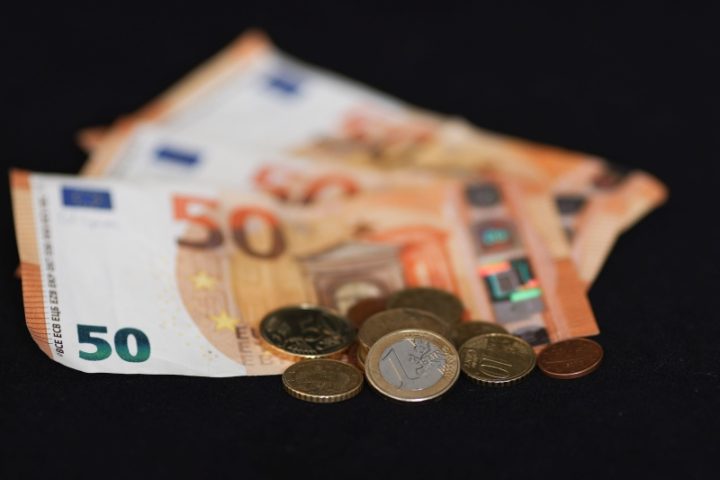 EU EUROPEAN UNION Euro banknotes and coins