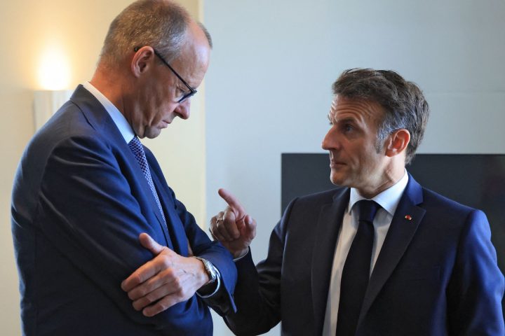 Merz friedrich macron emmanuel afp