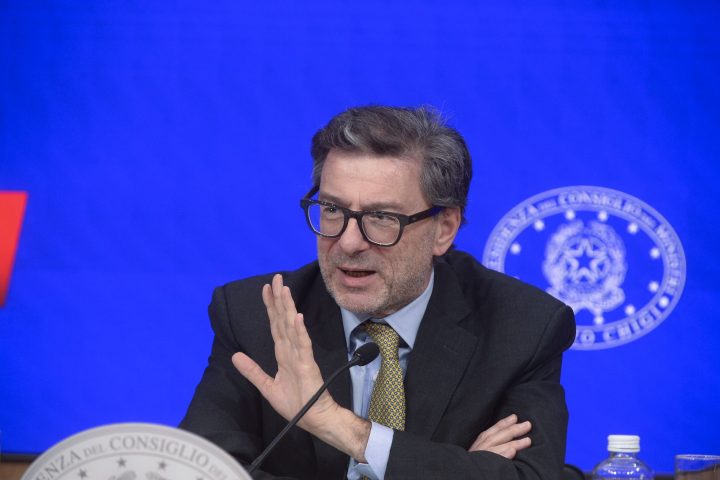 Giancarlo Giorgetti, ministro dell'Economia