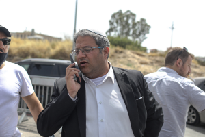 Ben-Gvir, ministro israeliano della Sicurezza nazionale israeliano