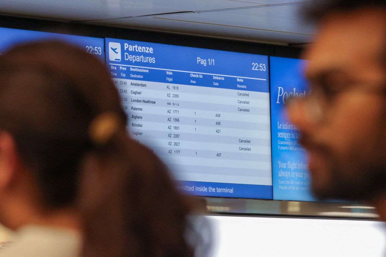 aeroporto voli cancellati