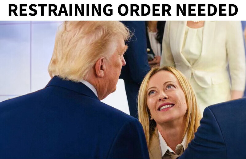 Trump post meloni social truth