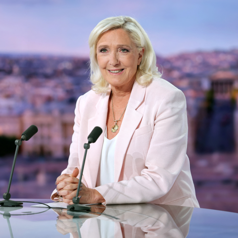 Marine Le Pen intervistata