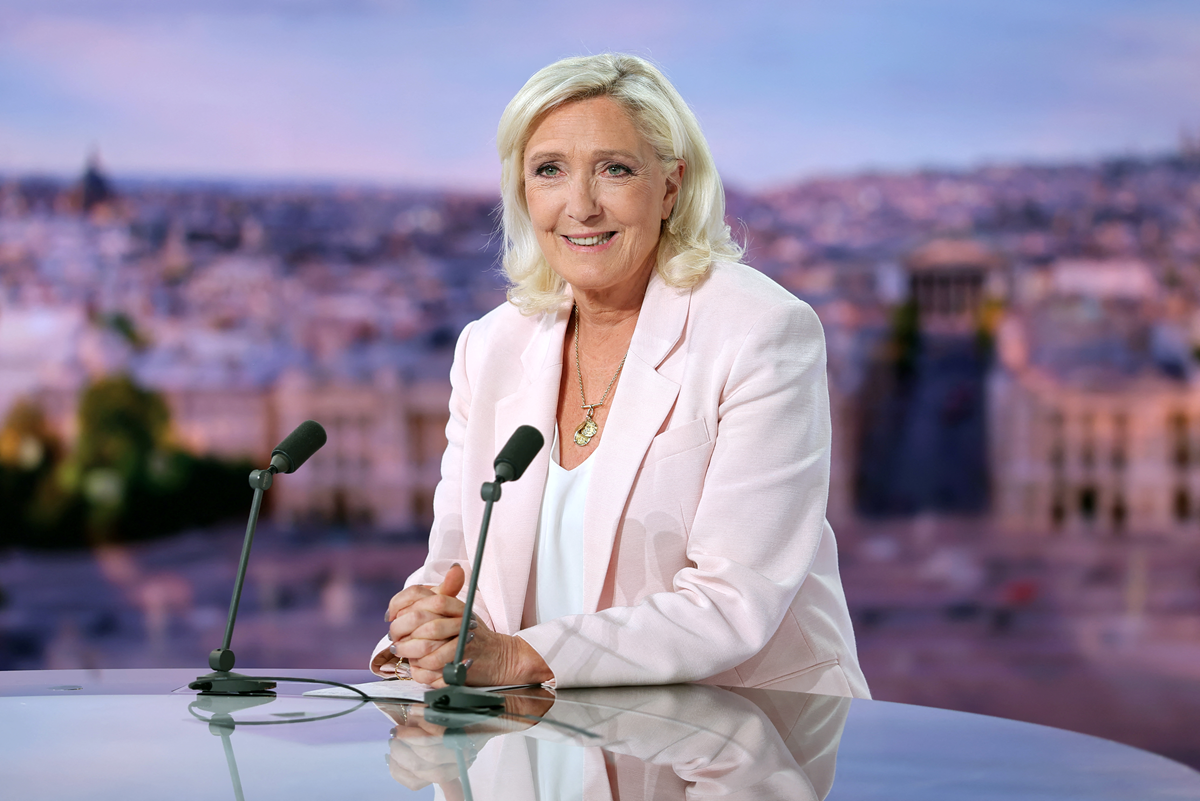 Marine Le Pen intervistata