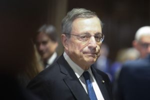 L'ex presidente della Bce Mario Draghi (Ipa)
