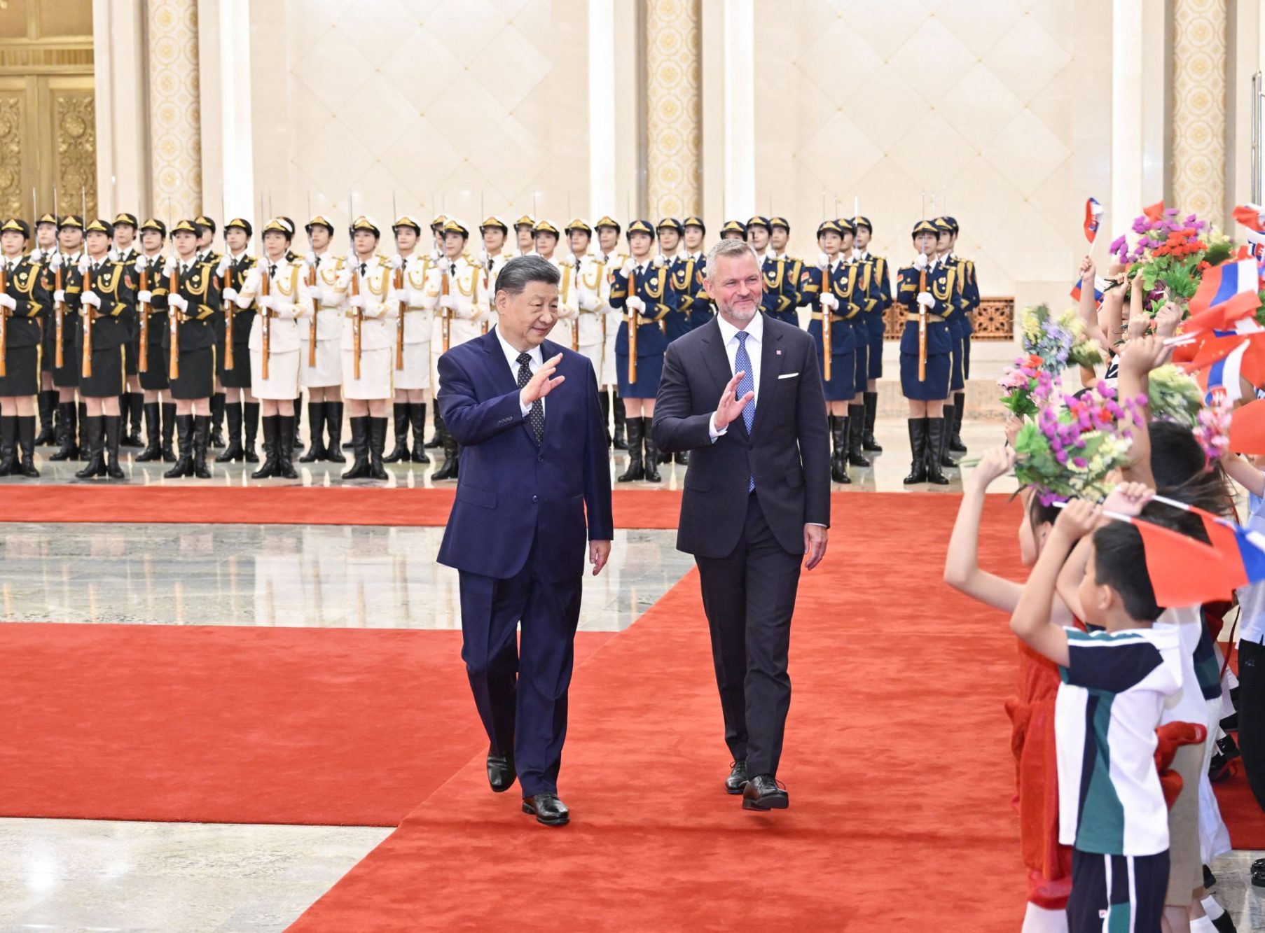 Pechino, visita del presidente della Slovacchia Peter Pellegrini in Cina