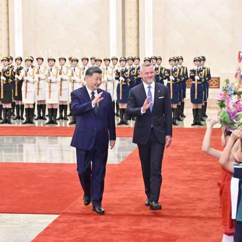 Pechino, visita del presidente della Slovacchia Peter Pellegrini in Cina