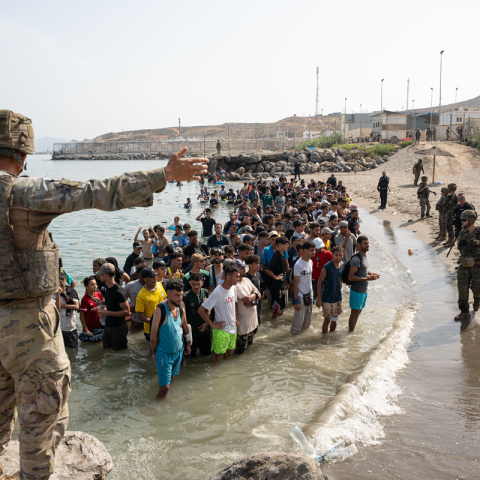 Migranti a Ceuta