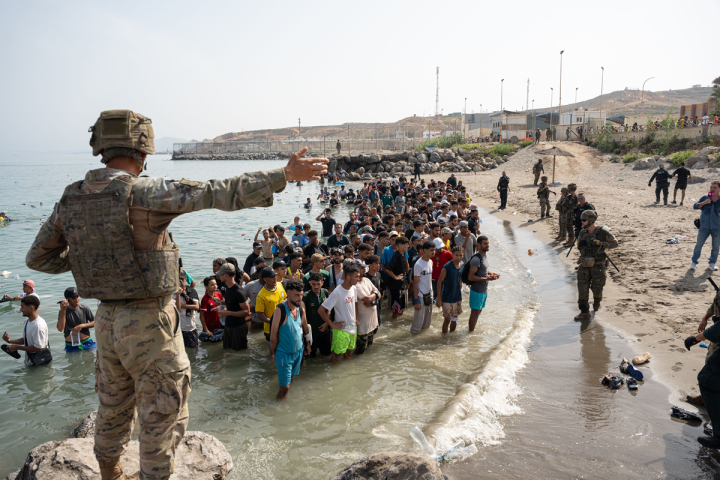 Migranti a Ceuta