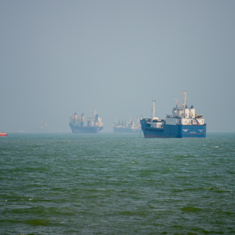 Navi nello Stretto di Hormuz