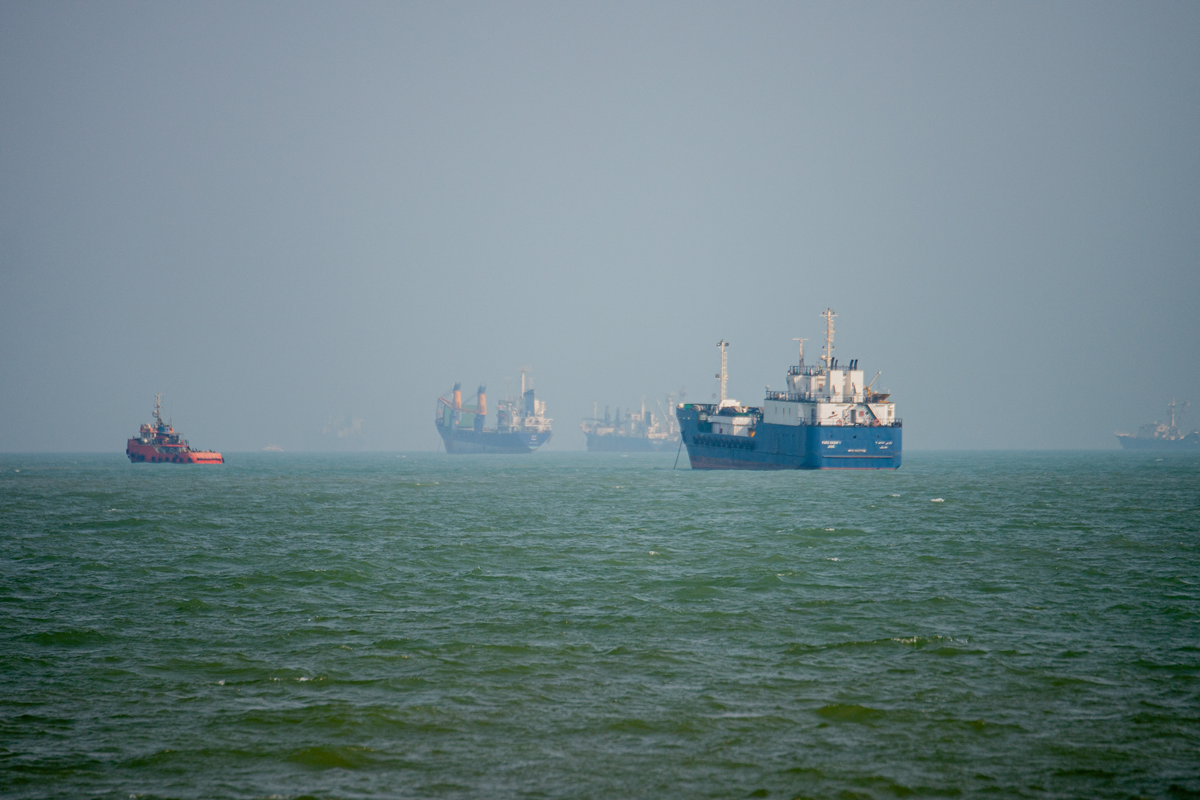 Navi nello Stretto di Hormuz