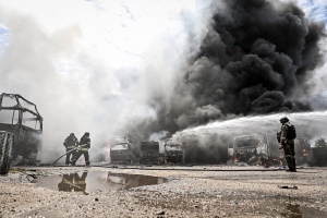 Attacco droni in Ucraina