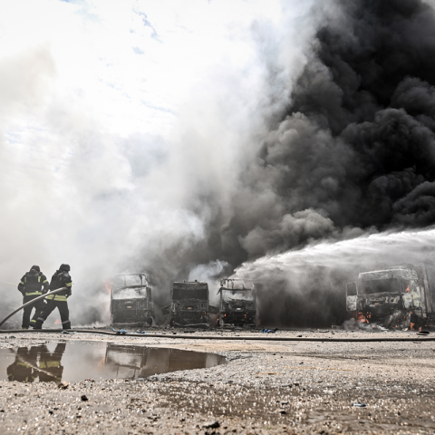 Attacco droni in Ucraina