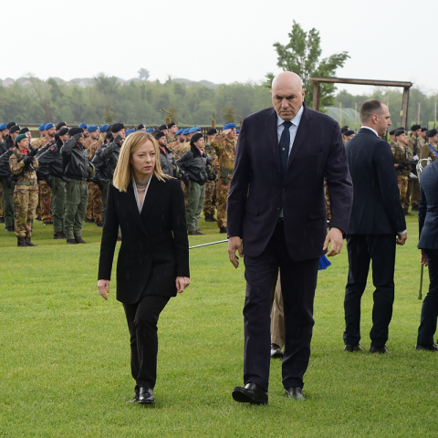 Giorgia Meloni e Guido Crosetto