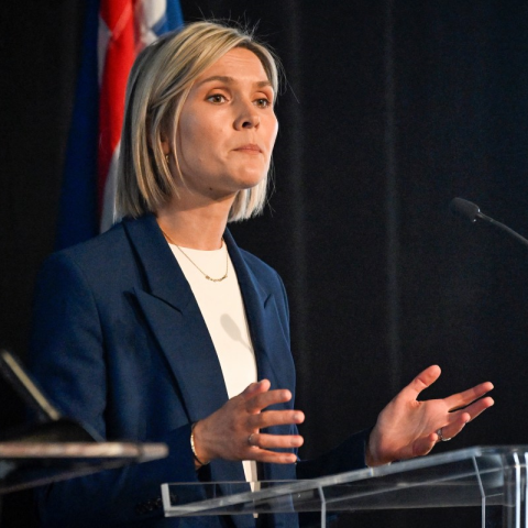 La premier islandese Kristrún Frostadóttir