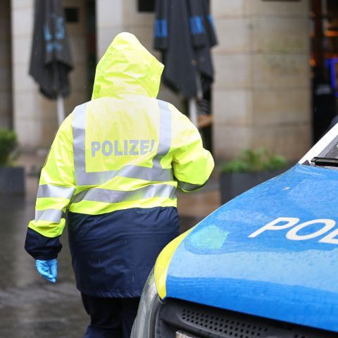Polizia a Lipsia