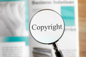 Immagine concettuale di copyright