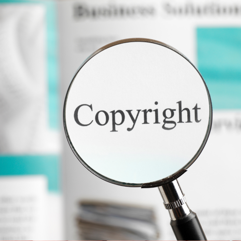 Immagine concettuale di copyright