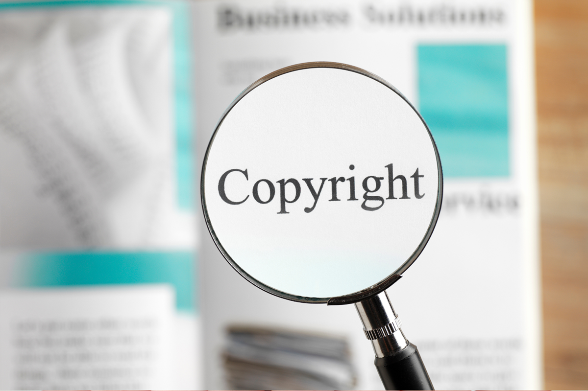 Immagine concettuale di copyright