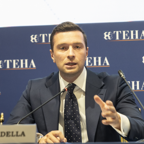 Jordan Bardella a Cernobbio