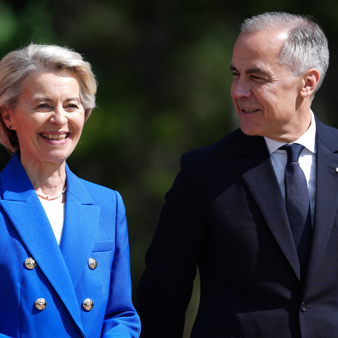 Ursula von der Leyen e Mark Carney
