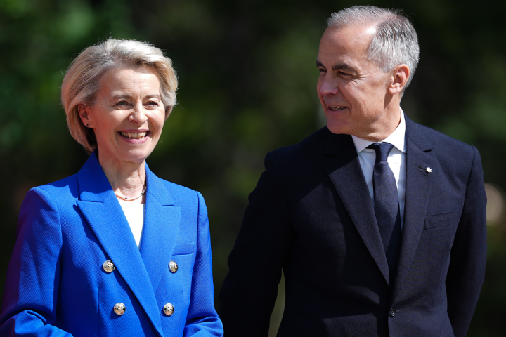 Ursula von der Leyen e Mark Carney