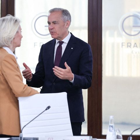Von der leyen carney g7